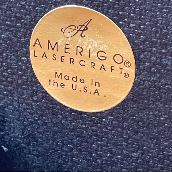 Vintage Amerigo Lasercraft 5” x 7” Laser Cut Wooden Photo Frame - Picture 8 of 11